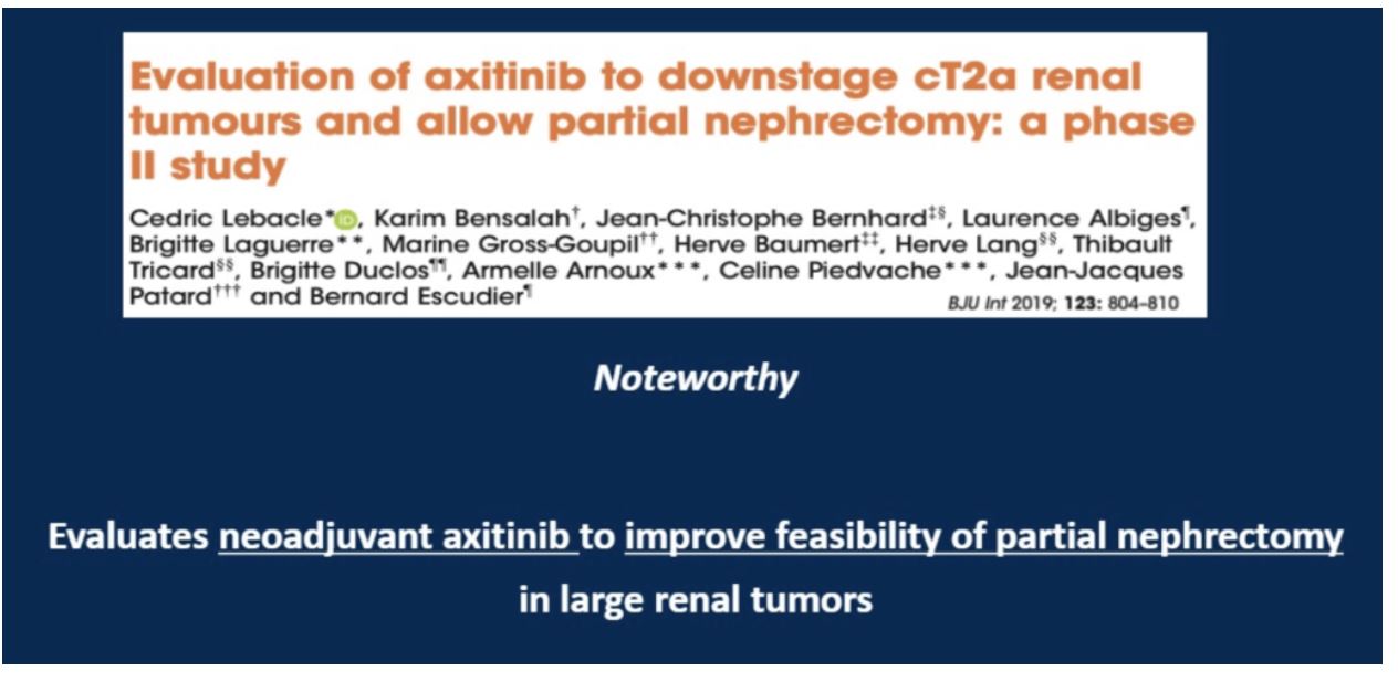 ASCO GU 2020 surgeon study 2 evaluation of axitinib