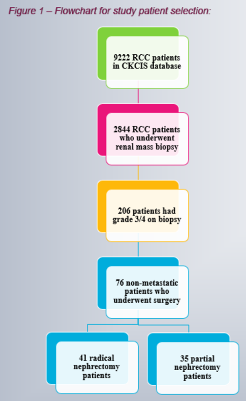 UroToday AUA2018 Flowchart for Study Patient selection