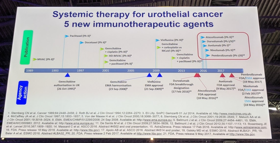 Urothelial Cancer Immunotherapeutic Agents