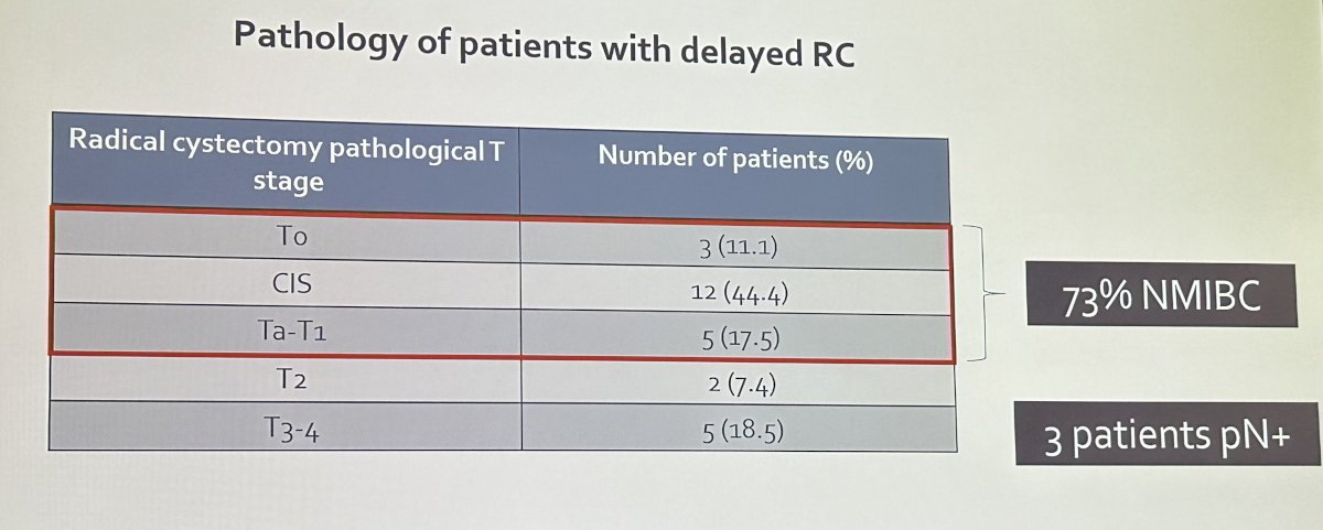 Aua 2023 Bladder Sparing Treatment In Patients With Bcg Unresponsive