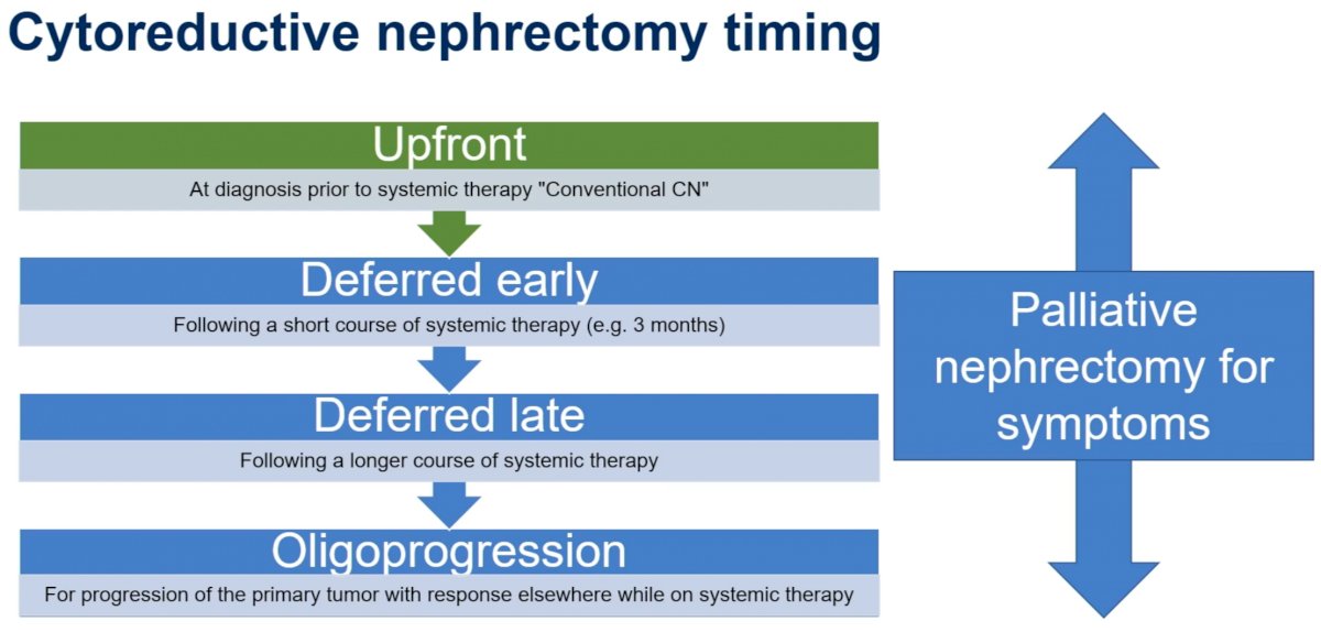 cytoreductive nephrectomy timing