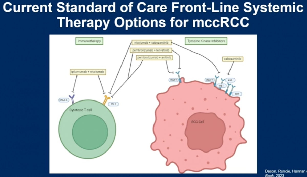 standard of care for first line systemic care RCC