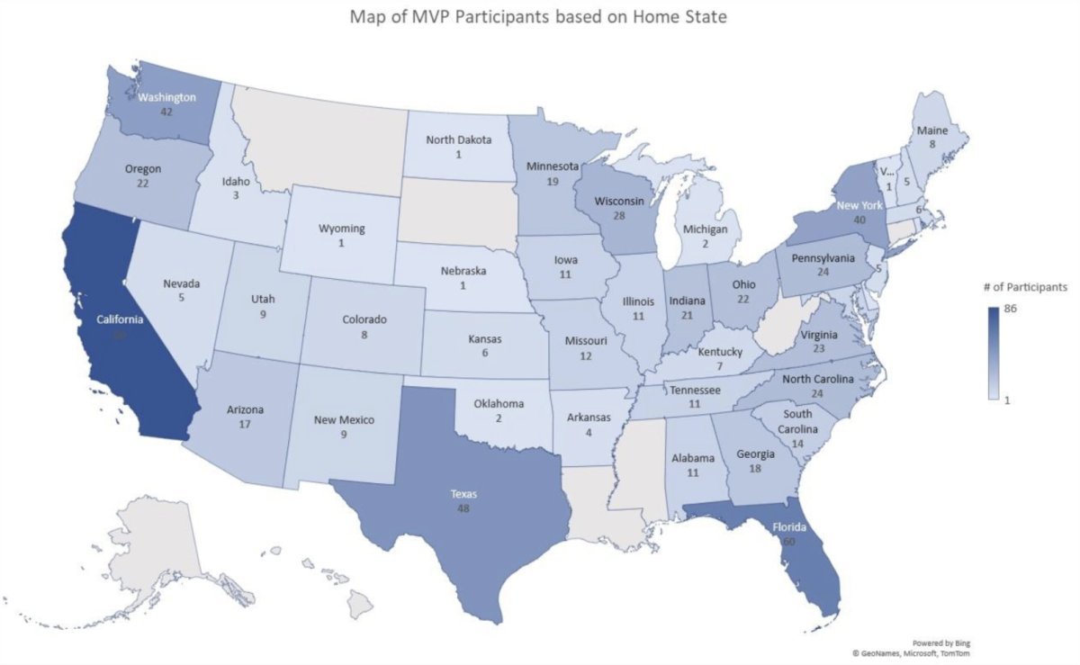 MVP study population map