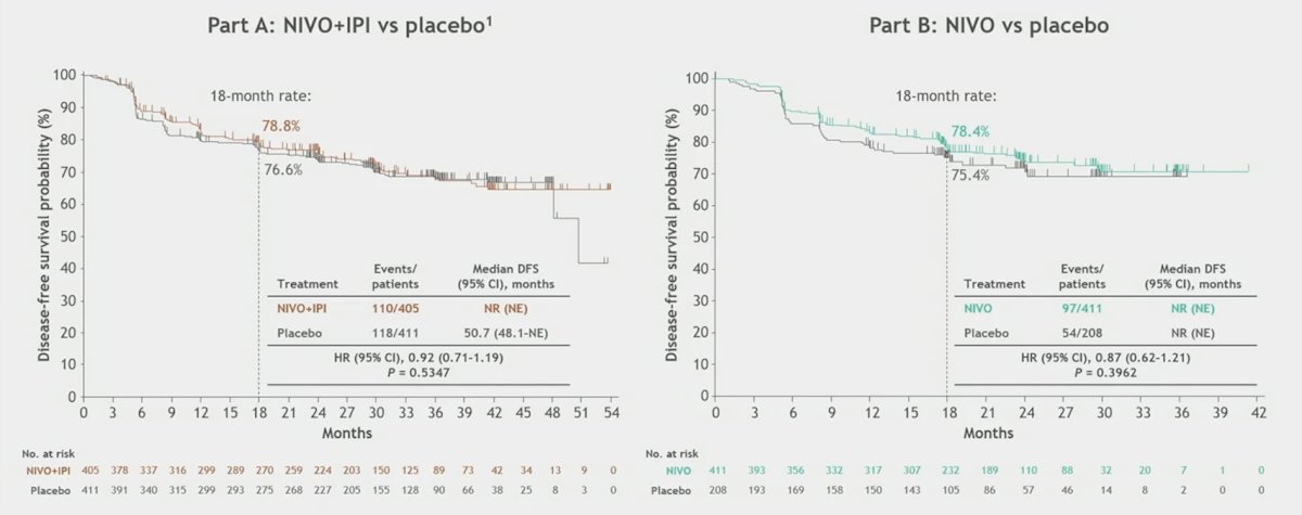 CheckMate 914 disease free a and b