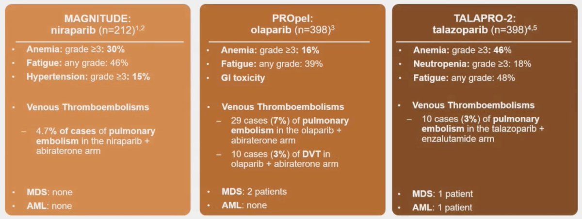 three PARP inhibitor + ARPI combination trials (MAGNITUDE,1 PROpel,2 and TALAPRO-2)