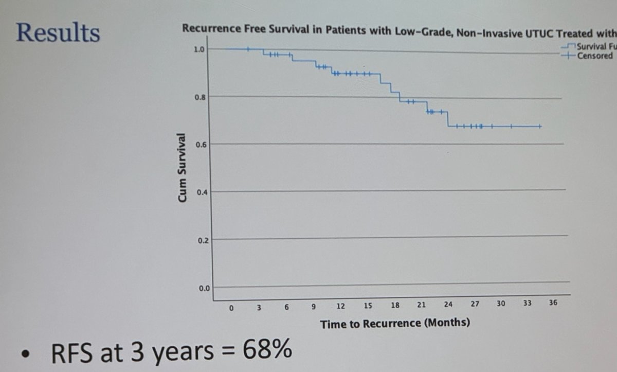 UGN-101 recurrence free survival