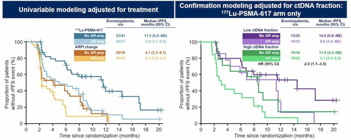 177Lu-PSMA-617 presence of AR amplification was also associated with radiographic progression free survival