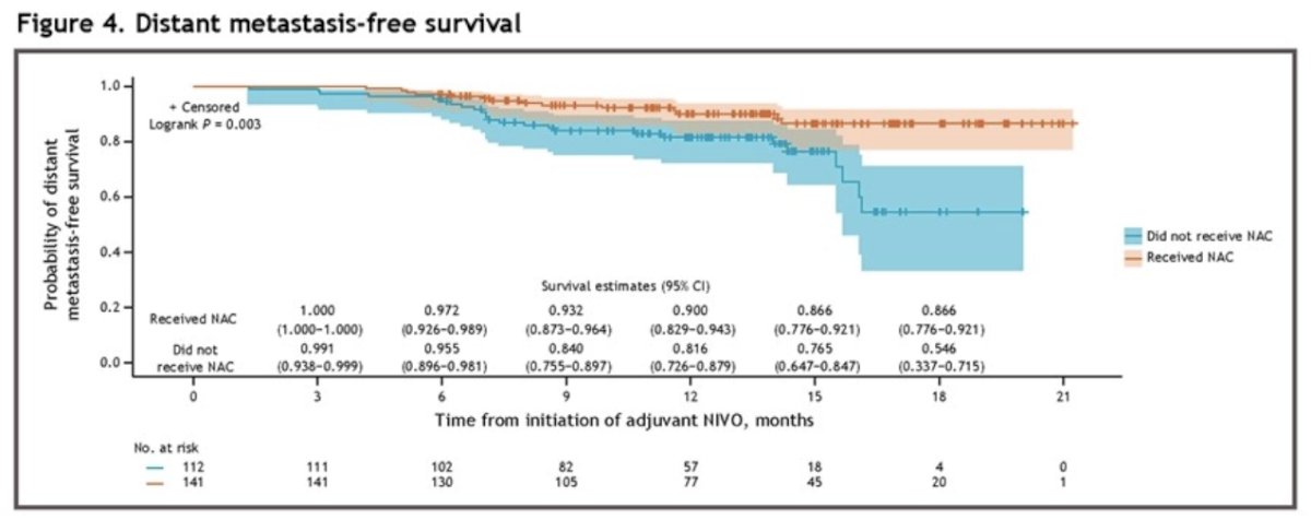 CheckMate-274 trial distant metastasis free survival