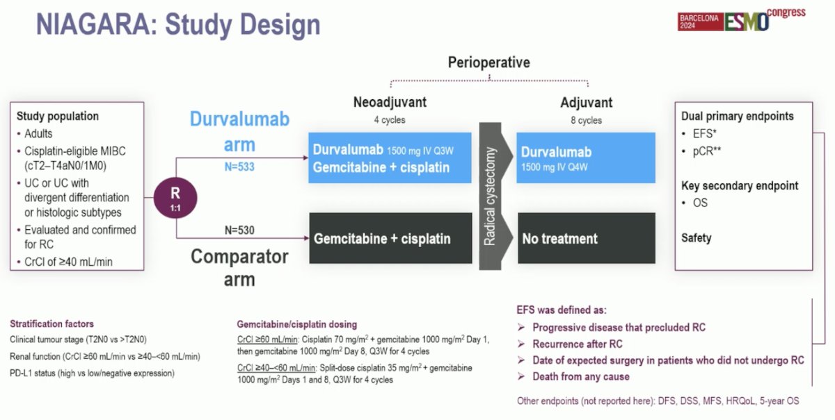 NIAGARA trial design