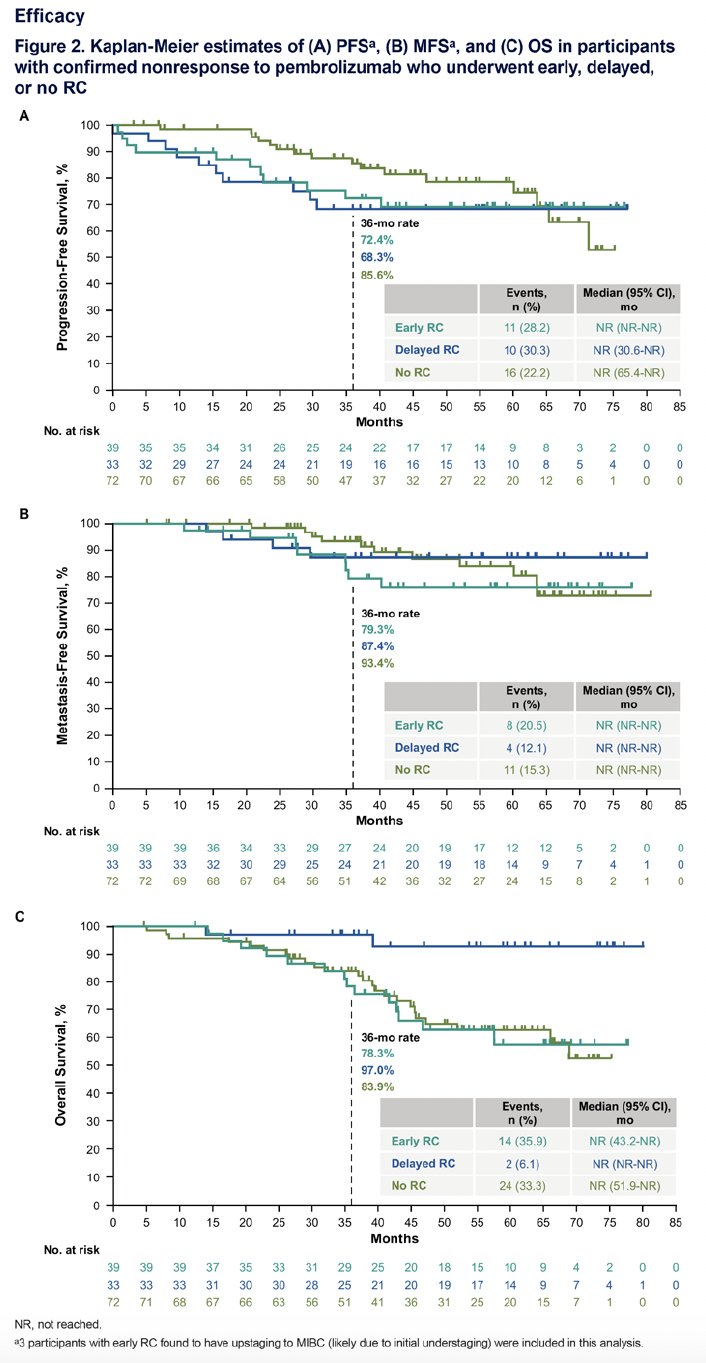 The highest overall survival rates were in the delayed surgical group, which may reflect a survival bias (i.e., patients had to survive for a certain timeframe before becoming eligible for inclusion in the study subgroup).