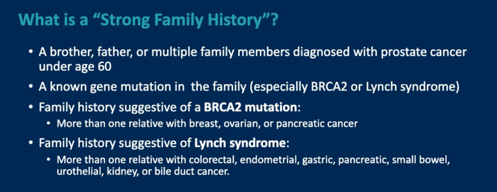 what is a strong family history