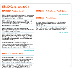 ESMO 2021 Landing Page